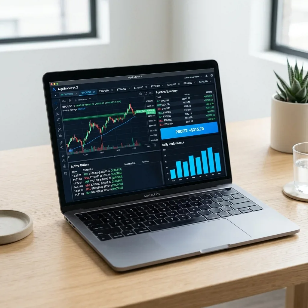 Приложение биржи на смартфоне